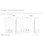 Scaldabagno a gas istantaneo Baxi Acquaprojet 11i Blue GL a camera aperta Low Nox ErP metano