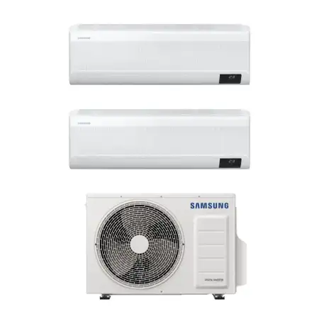 Climatizzatore Samsung WindFree Elite wifi dual split 9000+9000 btu inverter A+++ in R32 AJ050TXJ2KG