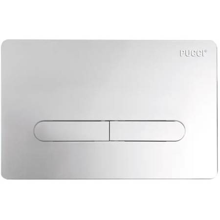 Piastra di azionamento scarico WC Pucci Tratto Satinata Cod. 80130579