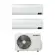 Samsung serie WindFree Elite dual split da 7000+9000 btu con esterna da 4 kW
