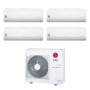 Climatizzatore LG Libero Smart wifi quadri split 7000+7000+7000+7000 btu inverter in R32 MU4R25