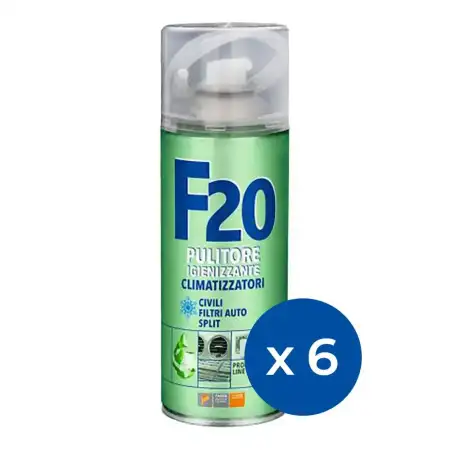 Kit da 6 spray igienizzante Faren F20 disinfettante per condizionatore