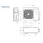 Climatizzatore Hisense Silentium Pro quadri split da 9000+9000+9000+9000 btu con wifi 4AMW81U4RAA