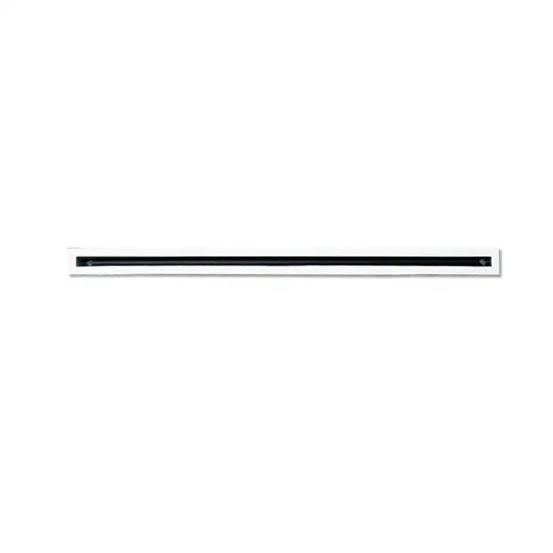 Tecnosystemi Diffusore Lineare con serranda a 1 Feritoia in Alluminio verniciato bianco L.800 PWC300009