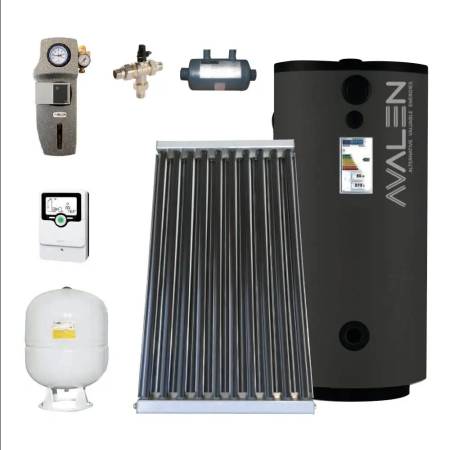 Sistema solare con integrazione piscina Avalen SunPool Pro da 200 lt a circolazione forzata
