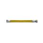 Tubo Flessibile Gas Cucina Acciaio Inox F/F 1/2" Parigi 50 Cm Normativa CE
