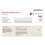 Climatizzatore Hitachi Dodai FrostWash dual split 7000+12000 btu inverter in R32 RAM-40NE2F in A++