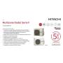 Climatizzatore Hitachi Dodai FrostWash dual split 7000+12000 btu inverter in R32 RAM-40NE2F in A++