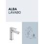 Jacuzzi Alba miscelatore per lavabo monocomando cromato
