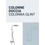 Colonna doccia Jacuzzi Glint con soffione ultrapiatto e miscelatore termostatico