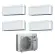 Climatizzatore quadri split Daikin Stylish white 9000+9000+9000+9000 con inverter WiFi R32 in A+++ 4MXM80N