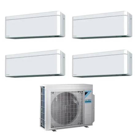 Climatizzatore quadri split Daikin Stylish white 9000+9000+9000+9000 con inverter WiFi R32 in A+++ 4MXM80N