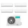 Climatizzatore Inverter Hisense Hi Comfort Wi-fi Quadri Split 7000+7000+7000+9000 Btu 5AMW105U4RQC R-32 A++