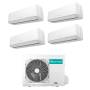 Climatizzatore Inverter Hisense Hi Comfort Wi-fi Quadri Split 7000+7000+9000+9000 Btu 5AMW105U4RQC R-32 A++