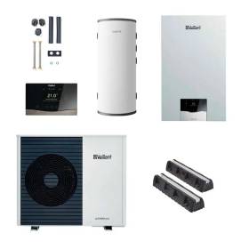 Sistema ibrido Vaillant PDC aroTHERM plus VWL 65/6 A da 6 kw e caldaia Ecotec plus VMW 30CS/1-5