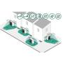 Sistema ibrido Vaillant PDC aroTHERM plus VWL 65/6 A da 6 kw e caldaia Ecotec plus VMW 30CS/1-5