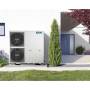 Sistema ibrido con caldaia da 33 kw in integrazione alla pompa di calore Baxi Auriga 9 kw monoblocco inverter monofase R32