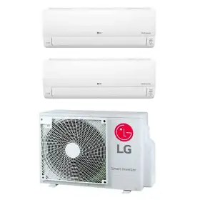 Climatizzatore dual split LG Deluxe da 7000+7000 btu inverter in R32 con UV nano, Ionizzatore e Wi-Fi ThinQ MU2R15 in A+++
