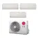 LG Artcool Color trial split da 9000+9000+9000 btu con esterna mu3r19