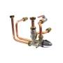 Kit Valvola solare miscelatrice termostatica per caldaie murali istantanee a condensazione Baxi 7115139