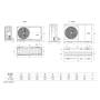 Sistema Ibrido Beretta con caldaia a condensazione Mynute X Box 25C da 25 kW e pompa di calore Hydro Unit M da 8 kW