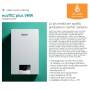 Sistema ibrido Vaillant PDC aroTHERM plus VWL 85/6 A da 8 kw e caldaia Ecotec plus VMW 30CS/1-5