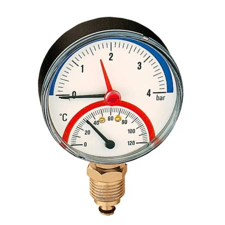 Caleffi termomanometro con attacco radiale 1/2" 503160