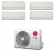 LG Artcool Color quadri split da 9000+9000+9000+9000 btu con esterna mu4r27