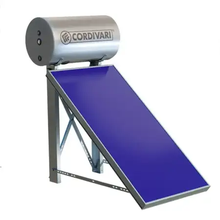 Pannello solare termico cordivari panarea 200 lt naturale da 2 mq Tetto Piano