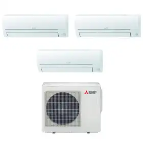 Climatizzatore Mitsubishi BT trial split 9000+9000+12000 btu con inverter in R32 WI-FI incluso in A++ MXZ-3F68VF3