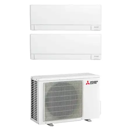 Climatizzatore Mitsubishi AY dual split 9000+9000 btu con inverter in R32 WI-FI incluso in A+++ MXZ-2F53VF5