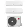 Climatizzatore Maxa TrediS DC dual split 9000+9000 con inverter in R32 WI-FI incluso in A++ EXT2M42R