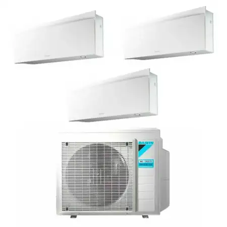 Daikin Inverter Emura White trial split da 12000+12000+12000 Btu