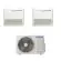 Condizionatore inverter dual split Console Samsung AJ035 12000+12000 Btu R32 in A+++ AJ050TXJ2KG