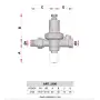 Gruppo di riempimento automatico cromato da 1/2" FAR 2100 senza manometro
