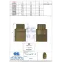 Prolunga maschio femmina M/F in ottone