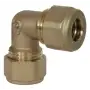 Gomito doppio a 90 gradi a compressione per tubo rame tenuta o-ring