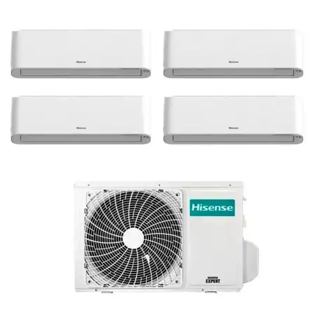 Climatizzatore Hisense Energy Pro quadri split da 9+12+12+12 btu con wifi 4MW105U4RAA
