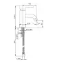 Jacuzzi Sunset miscelatore per lavabo monocomando nero opaco
