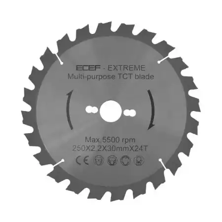 Seghe Circolari Multiuso per Legno - Metallo 350 mm ECEF