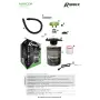 Aspiracenere minicen soffiatore per stufa a pellet e caminetto da 800 watt 10 litri Ribimex