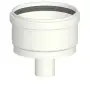 Tappo scarico condensa diametro 80 PPs Bianco