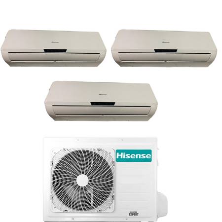 Climatizzatore Inverter Hisense Trial Split 12000+12000+12000 3AMW72U4RJC Btu R-32 A++