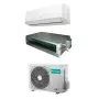 Condizionatore con inverter dual split e canalizzato Hisense 9000+12000 Btu Hi Comfort e ADT35UX4RBL8 in R32 A++ 2AMW52U4RXC