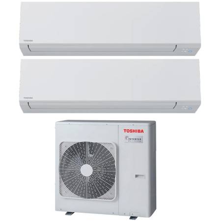 Climatizzatore Toshiba Shorai Edge White split 10000+13000 10+13 Btu RAS-2M18G3AVG-E inverter R32 A+++ Wifi