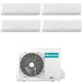 Climatizzatore Inverter Hisense Ecosense Wi-fi Quadri Split 12000+12000+12000+12000 Btu 5AMW105U4RQC R-32 A++