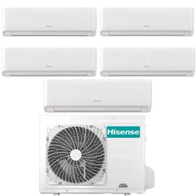 Climatizzatore Inverter Hisense Ecosense Wi-fi Penta Split 9000+9000+9000+9000+9000 Btu 5AMW125U4RTA R-32 A++