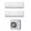 Climatizzatore Toshiba Seiya Classic dual split 10000+10000 10+10 Btu RAS-2M18G3AVG-E  inverter in R32 in A+++