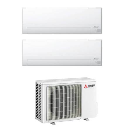 Climatizzatore Mitsubishi BT dual split 9000+9000 btu con inverter in R32 WI-FI incluso in A++ MXZ-2F33VF3