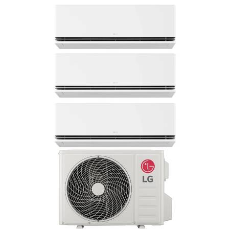 Climatizzatore LG DUALCOOL Premium wifi trial split 9000+12000+12000 btu inverter R32 MU3R21 in A+++